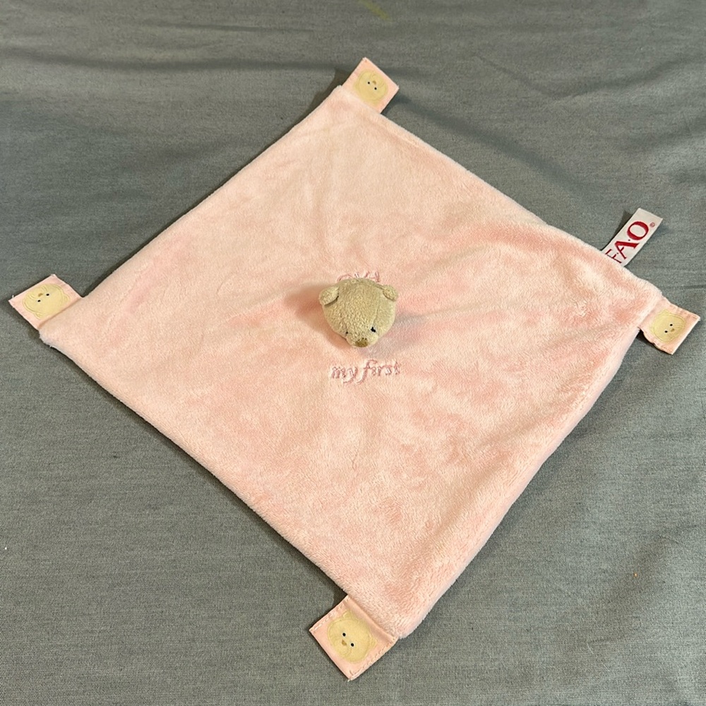 FAO My First Teddy Bear Plush blanket